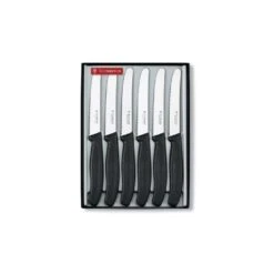 Coffret 6 Couteaux SwissClassic De Table Manche Noir