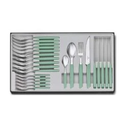 Ménagère 24 Pièces Victorinox Swiss Modern Steak Vert Pastel